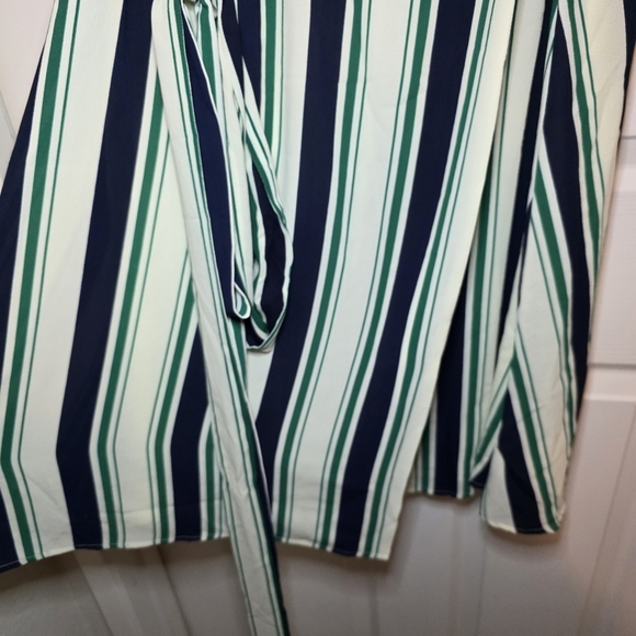 ModCloth Striped Wrap Dress Sz 2X - Picture 6 of 12
